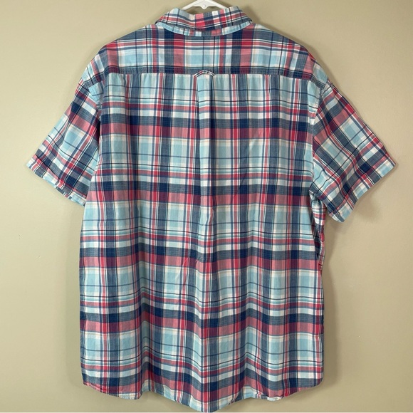 Mens Linen Blend BUNDLE 38x7 Shorts XXL Button Downs Plaid Coastal Summer Preppy - Picture 11 of 14